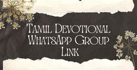 tamil hot whatsapp group|tamil devotional whatsapp groups.